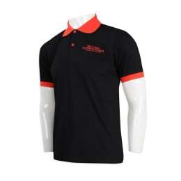 P1089 Customized Neckline Contrast Polo Shirt Dancing Polo Shirt Supplier P1089 Customized Neckline Contrast Polo Shirt Dancing Polo Shirt Supplier